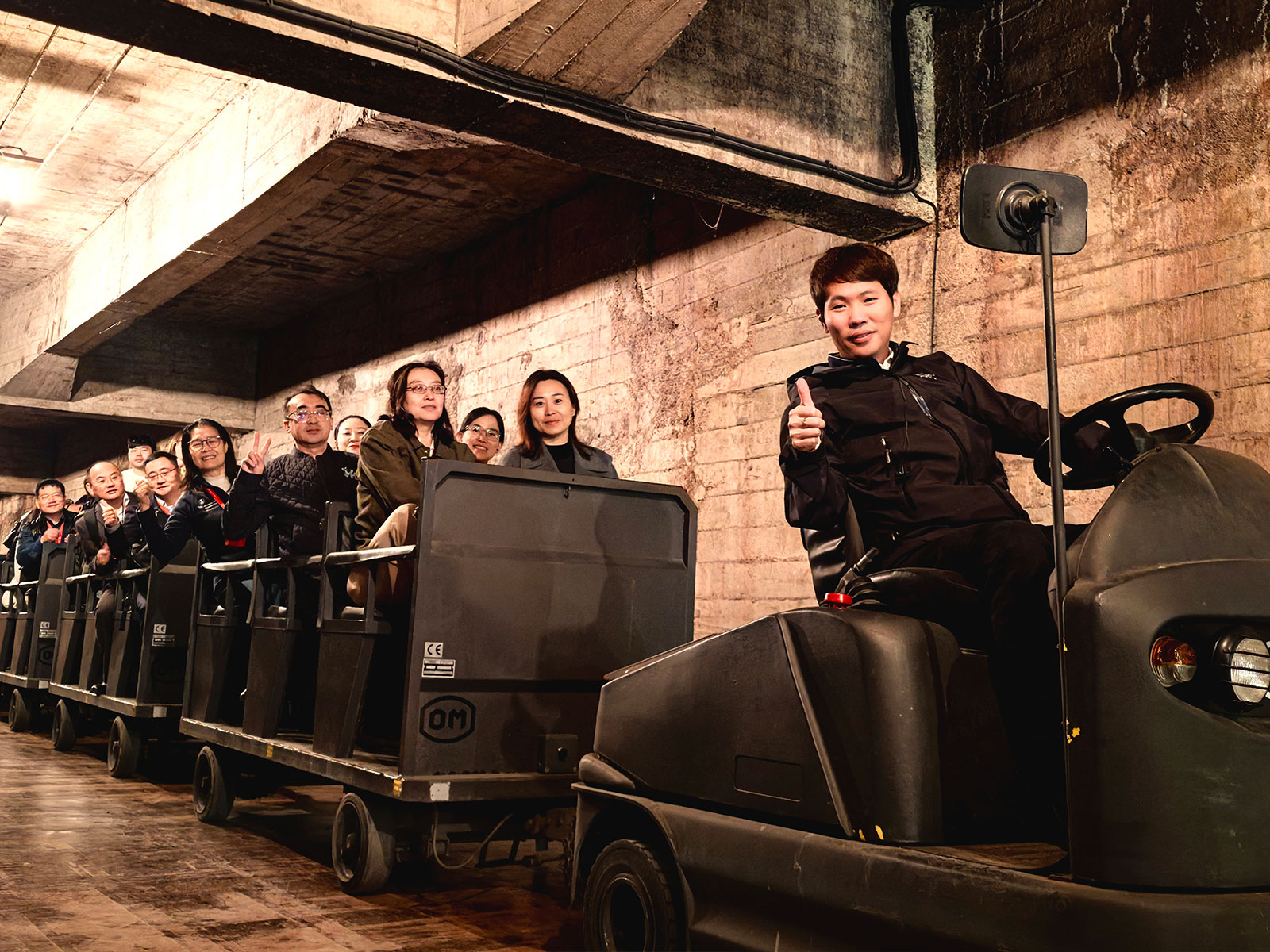 A mini train ride through Raventós Codorníu’s 30km underground wine cellars to explore a 500-year legacy.