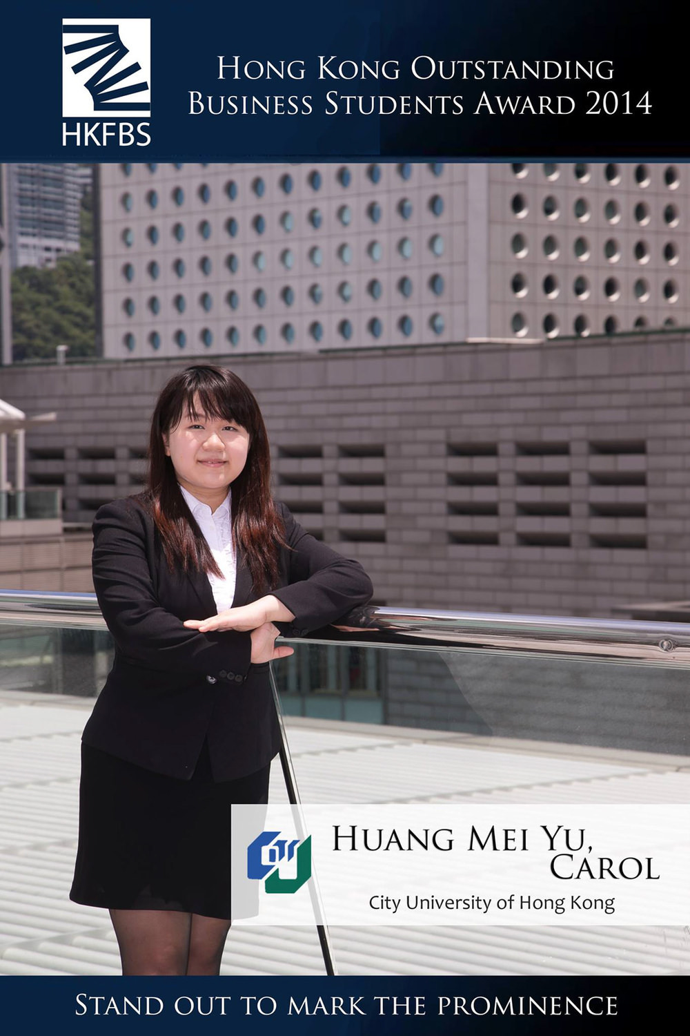 BBA student enters final round of Hong Kong Outstanding Business Students Award 2014