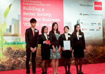 BBA students win the Championship in ACCA Hong Kong Business Competition 2015