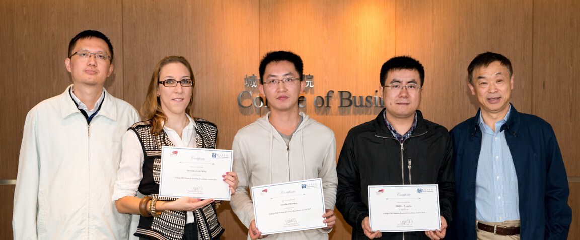 CB honours outstanding achievements of PhD students