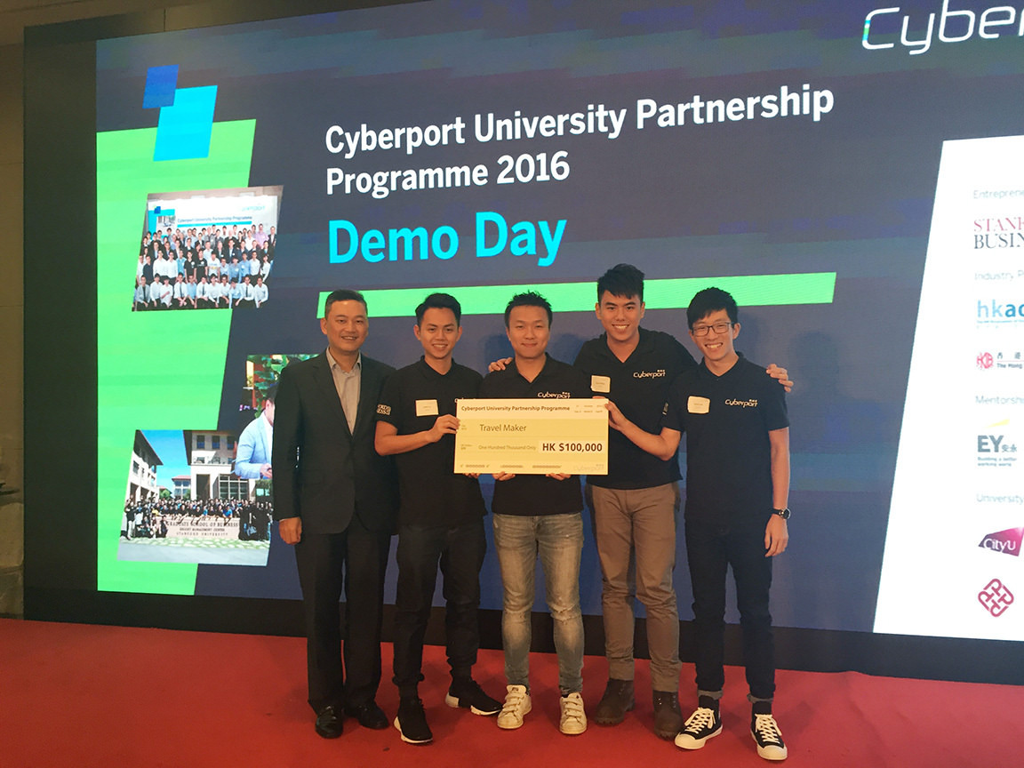CB students awarded Top 10 in Cyberport University Partnership Programme