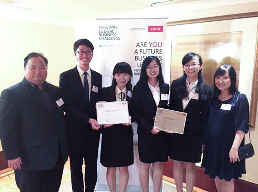 CB students win CIMA Global Business Challenge Hong Kong 2015
