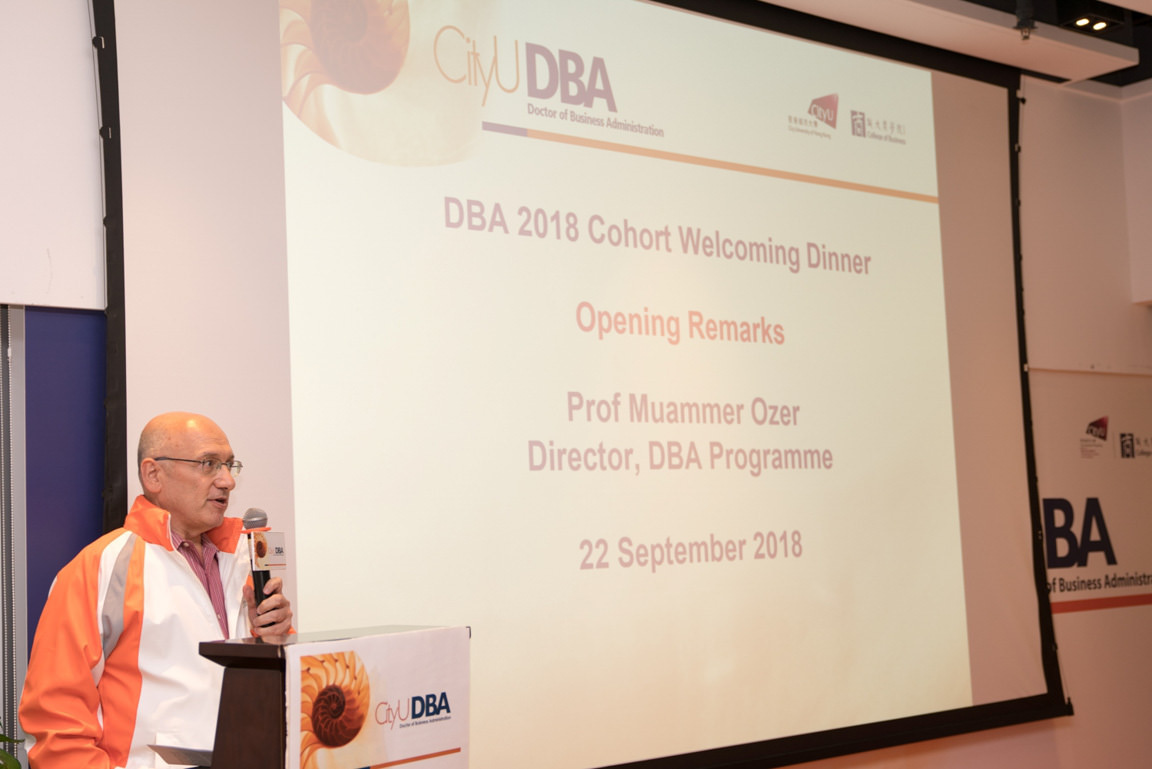 DBA welcomes new cohort and recognises outstanding alumni and student