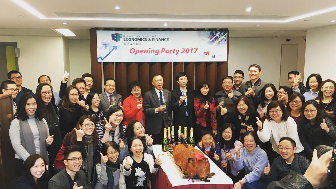 Department of Economics and Finance celebrates new office move