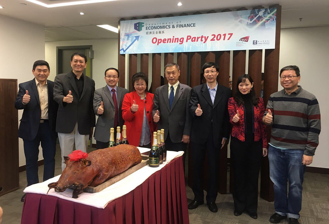 Department of Economics and Finance celebrates new office move