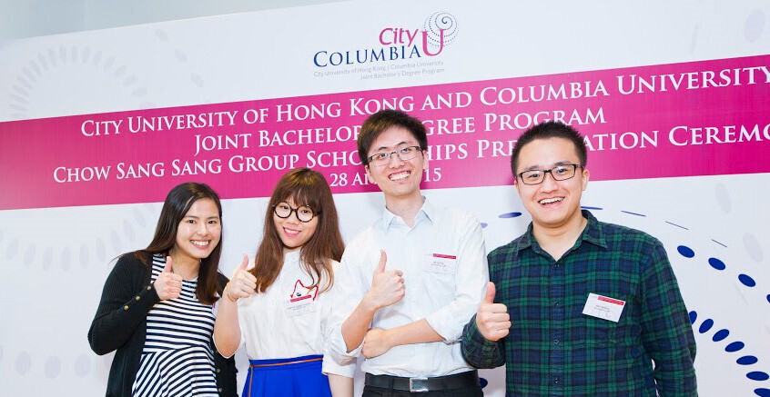 EF students receive scholarships from Chow Sang Sang