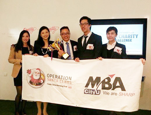 MBA Team wins the Most Successful Marketing Plan Award in charity challenge