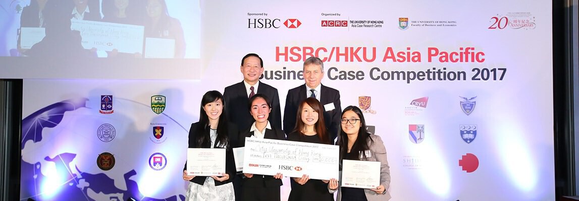 Undergraduate students crowned HSBC/HKU Asia Pacific Business Case Competition 2017 champions