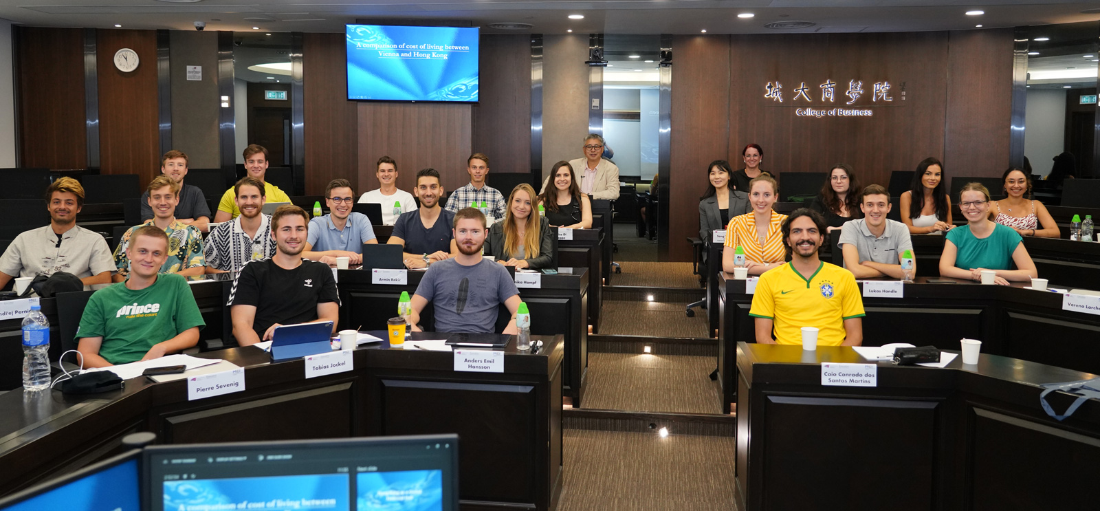 CB hosts a lecture for students from Management Center Innsbruck of Austria