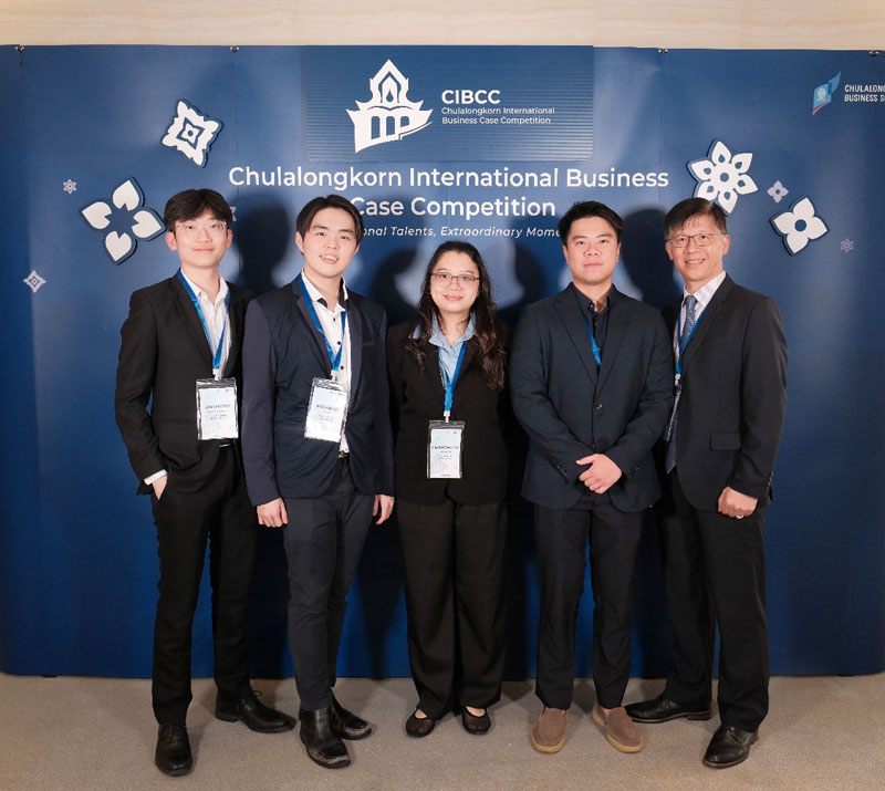CityUHK business students secure second runner-up at Chulalongkorn International Business Case Competition 2025