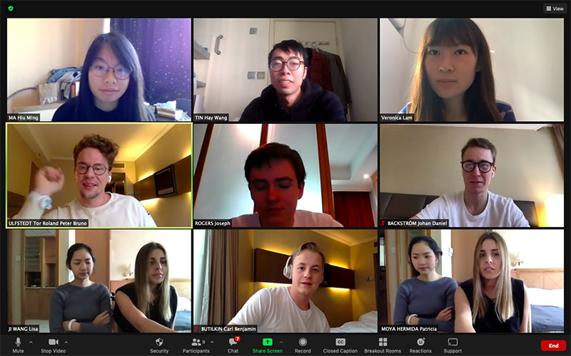 Virtual orientation for inbound exchange students